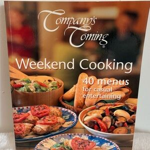 Weekend Cooking Cookbook - White Cover